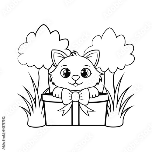 Little Drummer Boy Playing Near Tree