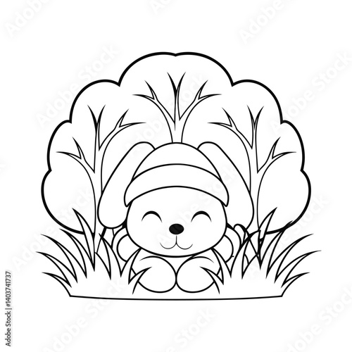cute santa taking a nap  add grass and a tree  col (2).eps
