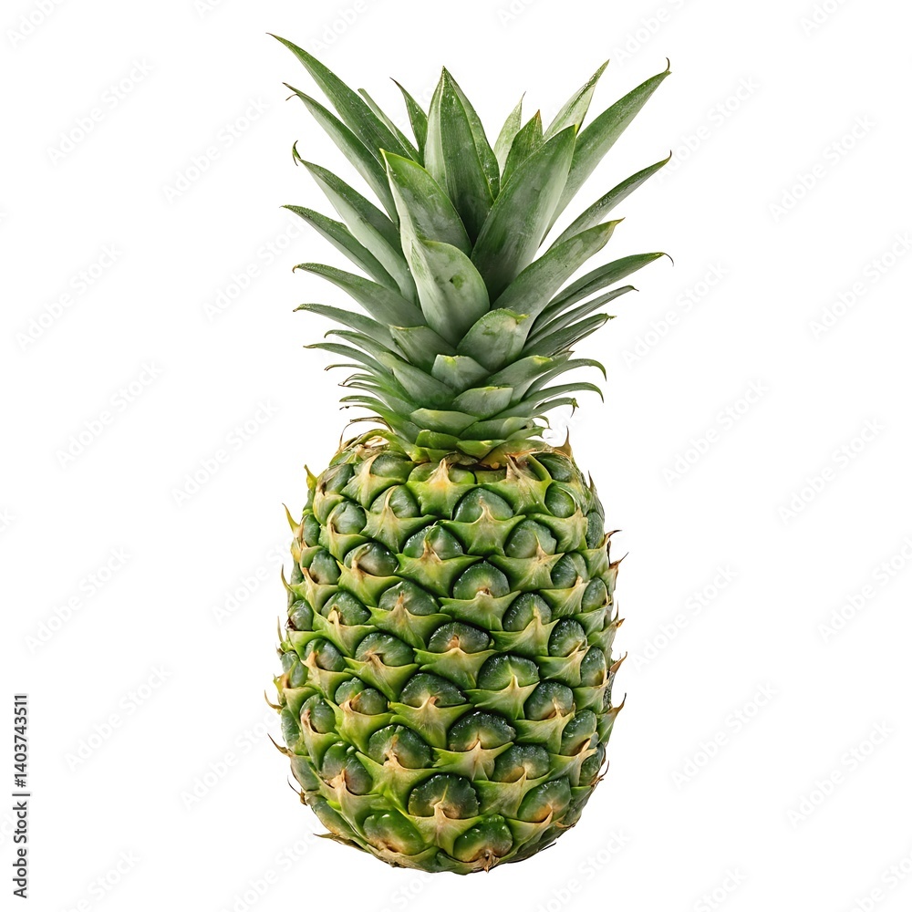 Pineapple isolated on white