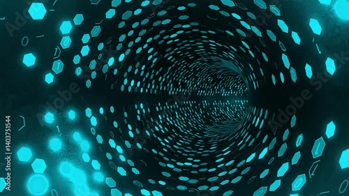 Wallpaper Mural  SciFi Tunnel Aniamtion Torontodigital.ca