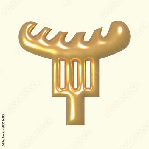 vector illustration of a honey dripping