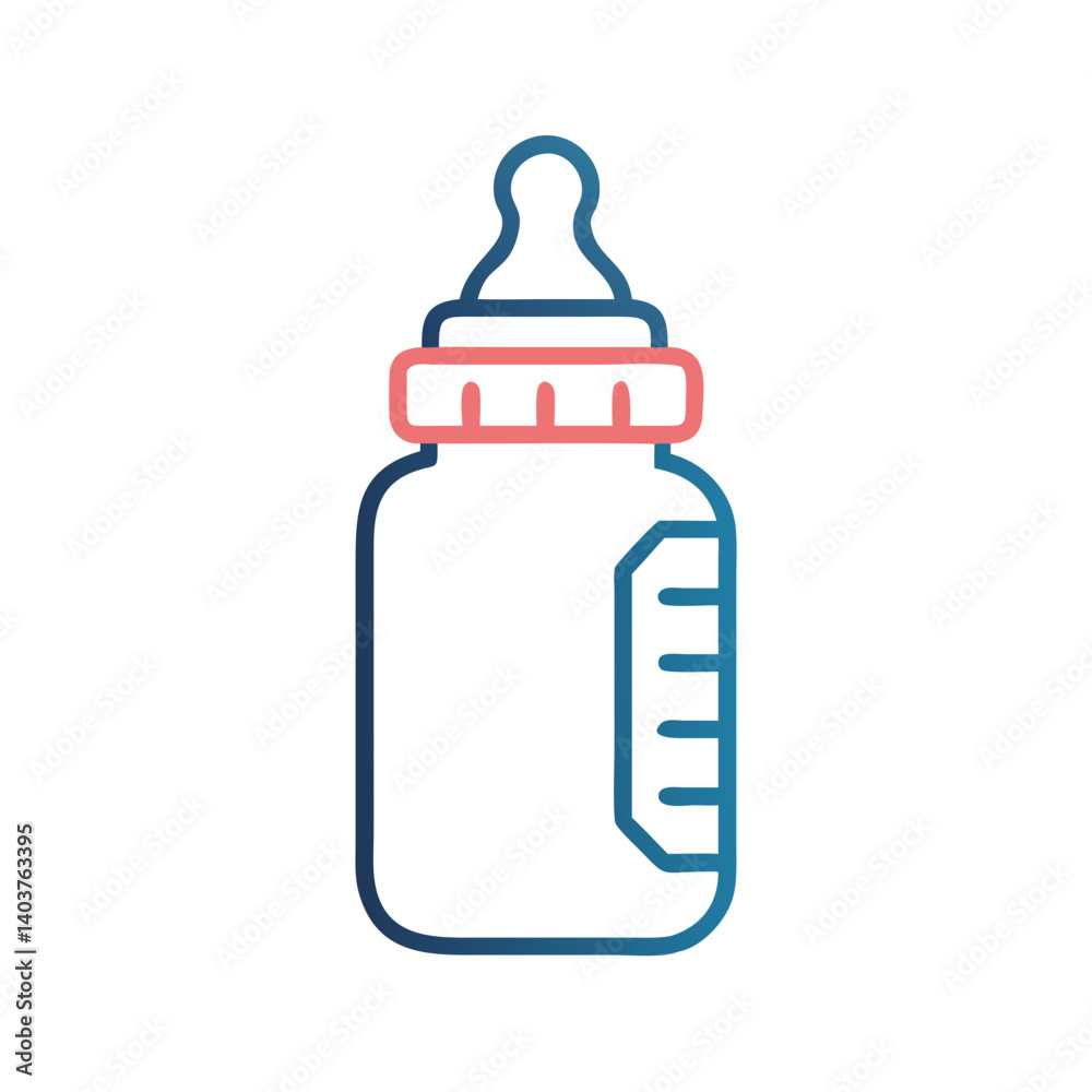 Feeding Bottle Icon Representing Baby Formula or Infant Feeding Feeding Bottle Icon Representing Baby Formula or Infant Feeding