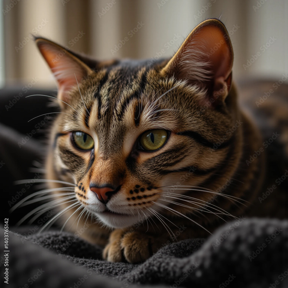 Sleepy Tabby Cat Resting Comfortably on Person’s Shoulder – Cozy Pet Moment
Sleepy Tabby Cat Resting Comfortably on Person’s Shoulder – Cozy Pet Moment