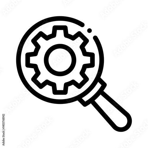 settings line icon