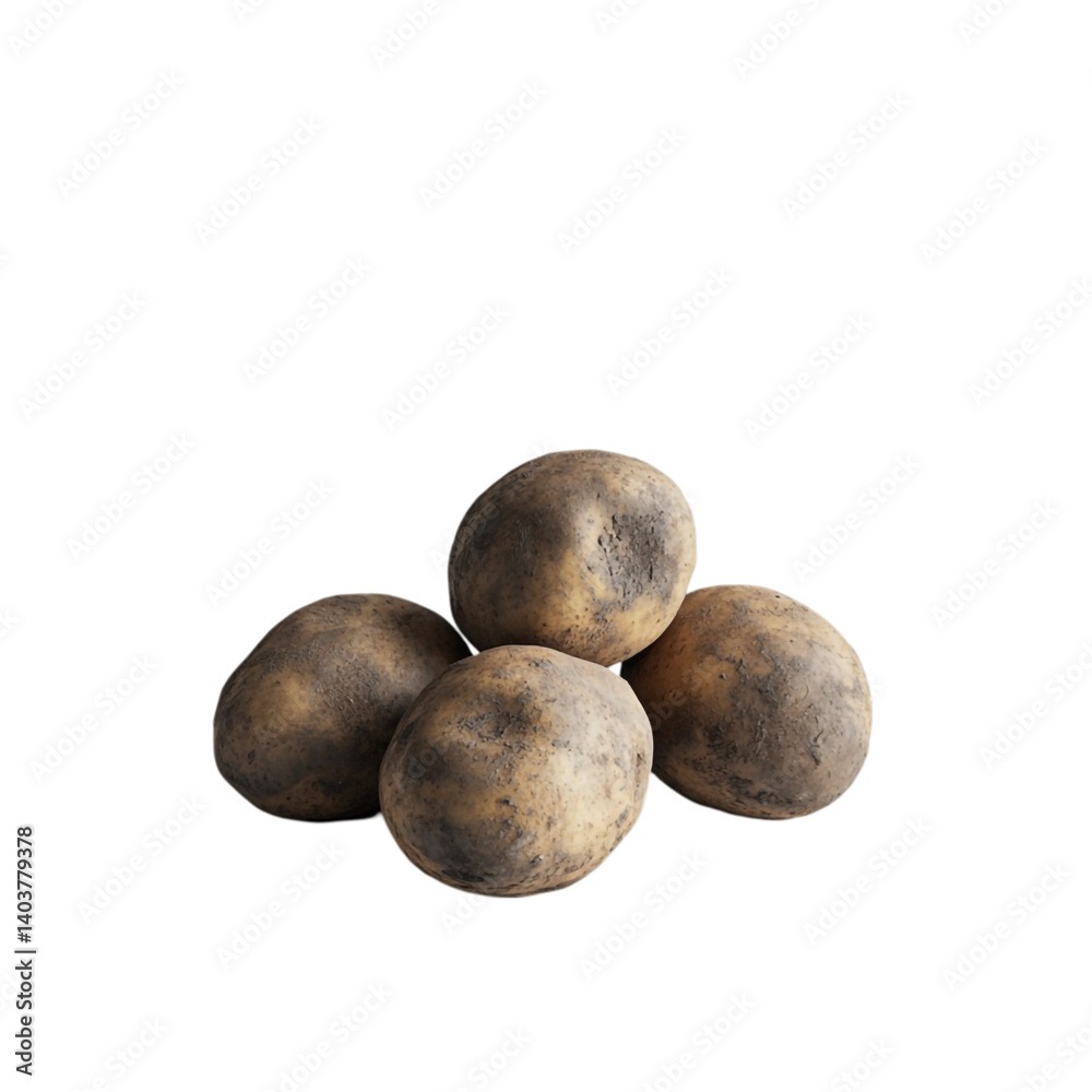 Freshly Harvested Potatoes Rustic and Earthy Bounty Freshly Harvested Potatoes Rustic and Earthy Bounty