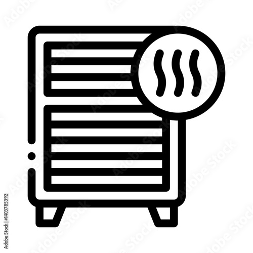 portable AC line icon