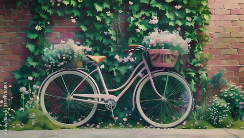 Rustic Bike in Ivy Alley download