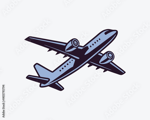 airplane isolated on white background