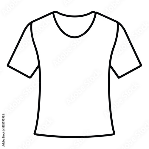 Obraz na płótnie Vector illustration of a t-shirt w salonie
