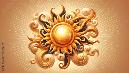 Sun. Aurudu, Sinhala and Tamil New Year Sun, Sri Lanka New Year