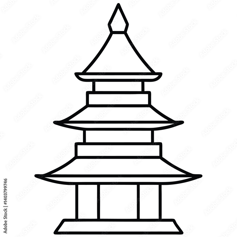 vector illustration of a christmas tree with a bow