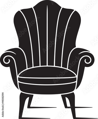 armchair vector illustration