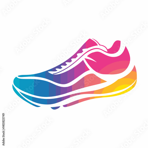Simple shoes shop logo vector. Modern shoes shop icon.