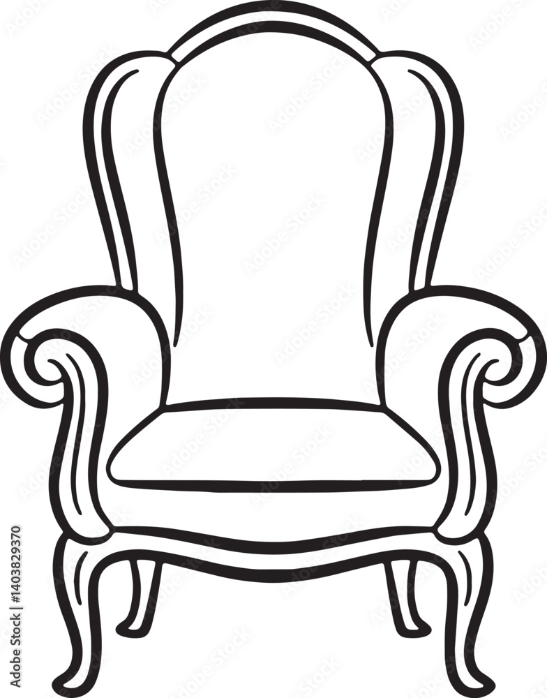 black armchair isolated on white background black armchair isolated on white background