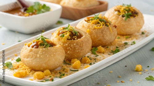Paani Puri – Crispy Puris Filled with Tangy, Spicy Water and Savory Fillings
