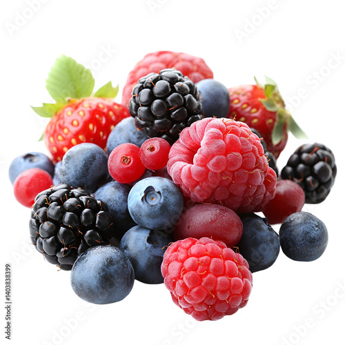 Fresh Mixed Berries Raspberries Blueberries Blackberries Strawberries
