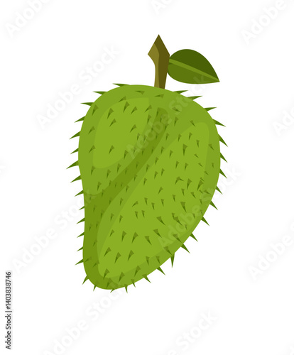  vector illustration of soursop fruit
