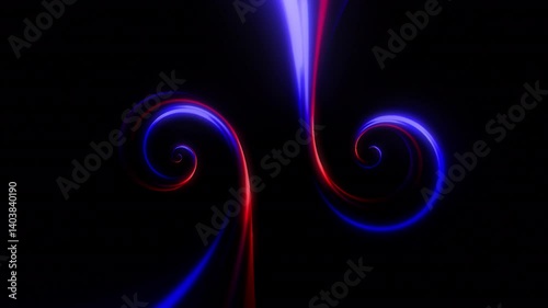 Spiral Neon Background