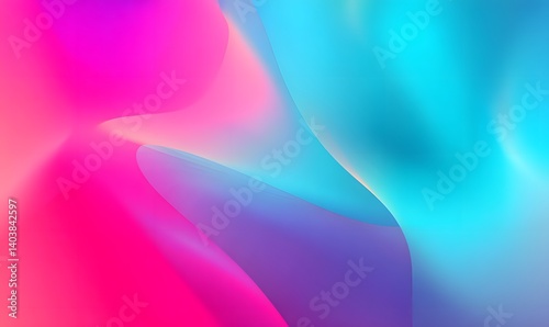A soft gradient background with shades of pink purple and blue creating a smooth and flowing texture
