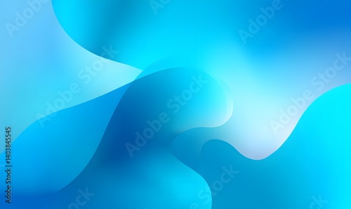 Abstract background featuring shades of blue and white with soft flowing shapes and smooth gradients