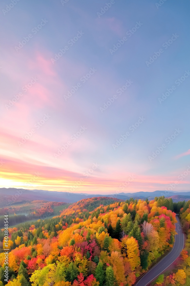 Fototapeta premium Herbstwald 
