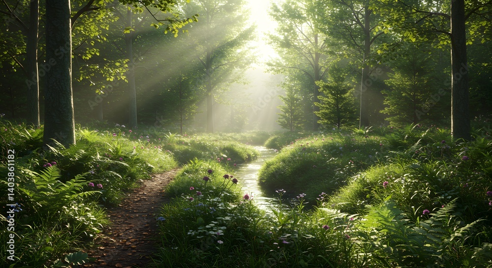 Obraz premium a beautiful forest