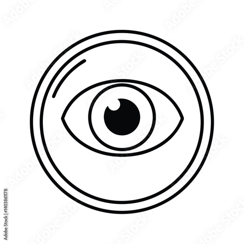 eyeball icon line art on white background   (1).eps