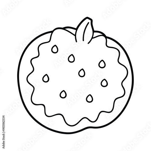 halloween cookie line art on white background (1).eps
