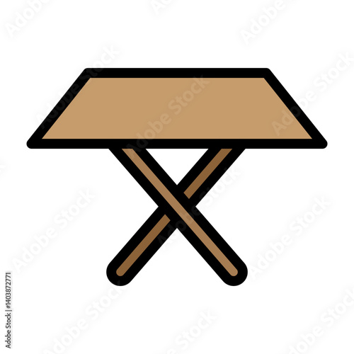 Drying Rack Vector Filled Icon Design