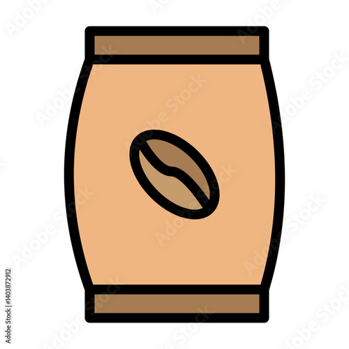 Vacuum Bag Replacement Vector Filled Icon Design