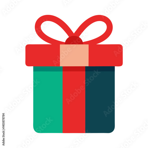 Present Package of Surprise: A vibrant and inviting gift box, wrapped with a classic ribbon, encapsulates the anticipation and excitement of a special occasion.