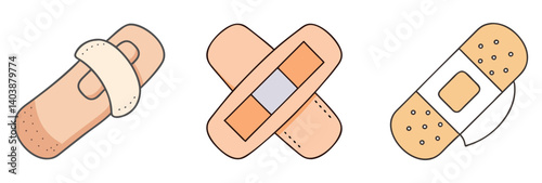 bandage icon, bandage vector illustration-simple illustration of bandage, perfect for bandage logos and icons