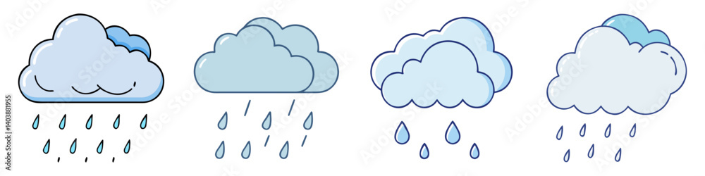 rain cloud icon, rain cloud vector illustration-simple illustration of rain cloud, perfect for rain cloud logos and icons rain cloud icon, rain cloud vector illustration-simple illustration of rain cloud, perfect for rain cloud logos and icons