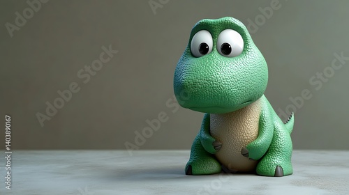 3d cartoon mini dinosaur