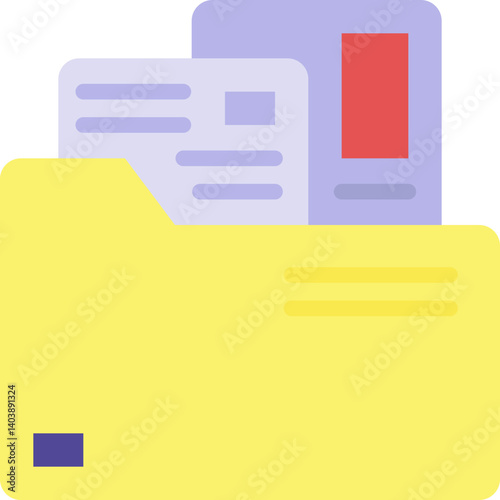 Portfolio icon vector illustration
