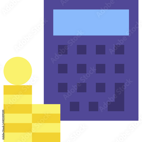 Accounting icon vector illustration