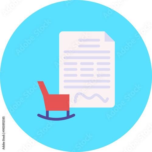 Retirement Planning icon vector illustration