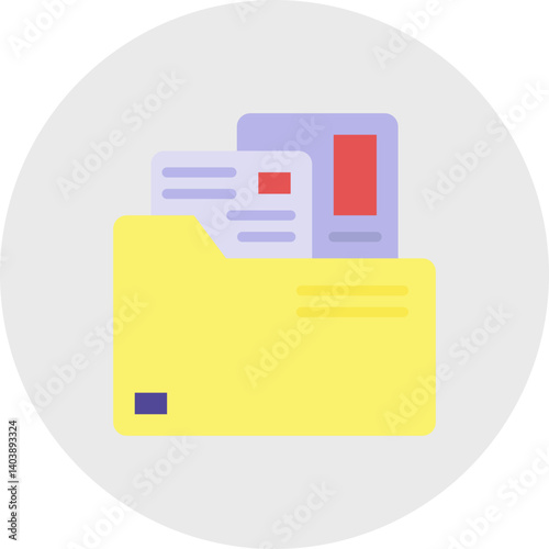 Portfolio icon vector illustration