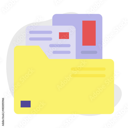 Portfolio icon vector illustration