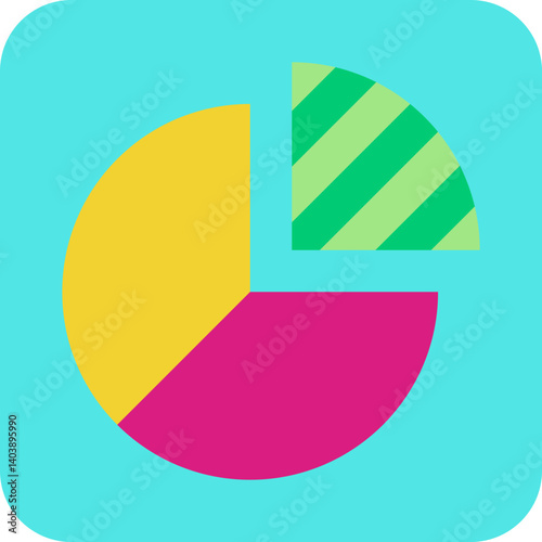 Share Market Analysis icon vector illustration