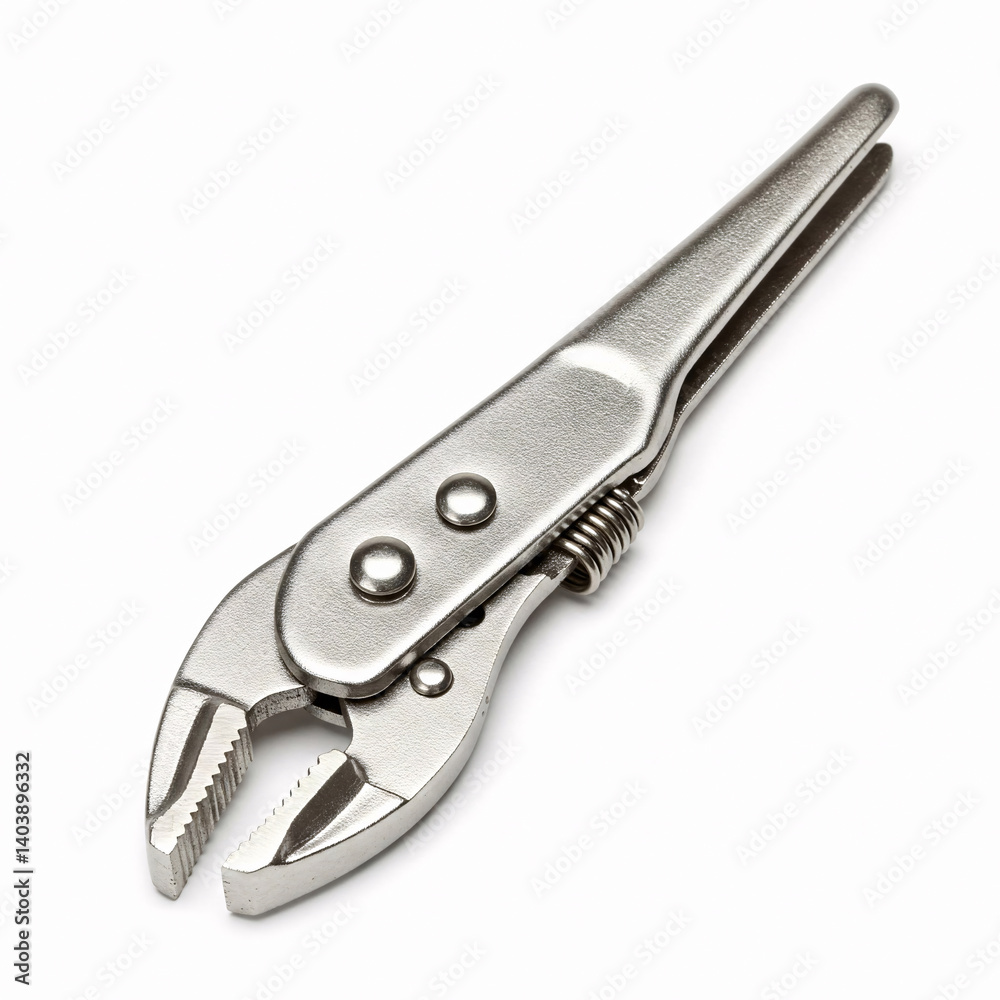 Pliers isolated on white backgroundfront view for easy extraction. Pliers isolated on white backgroundfront view for easy extraction.
