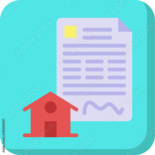 Mortgage Loan icon vector illustration
