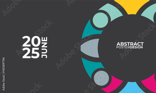 Abstract Color Design Featuring Modern Aesthetics Bold Tones and Creative Visual Expression