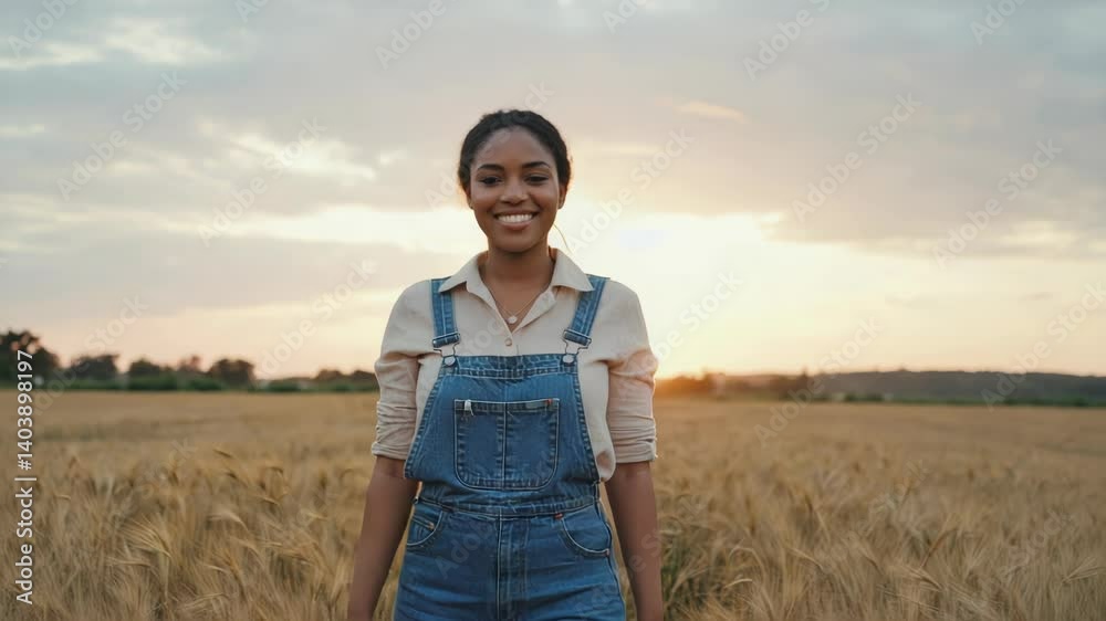 A person standing among wheat stalks, possibly farming or harvesting. A person standing among wheat stalks, possibly farming or harvesting.
