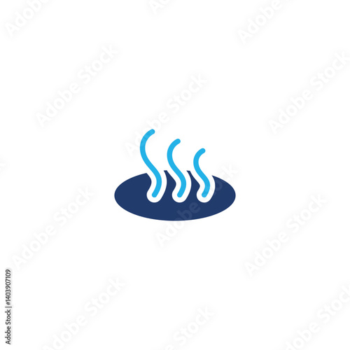 hot water bath colored icon vector design good for web or mobile app