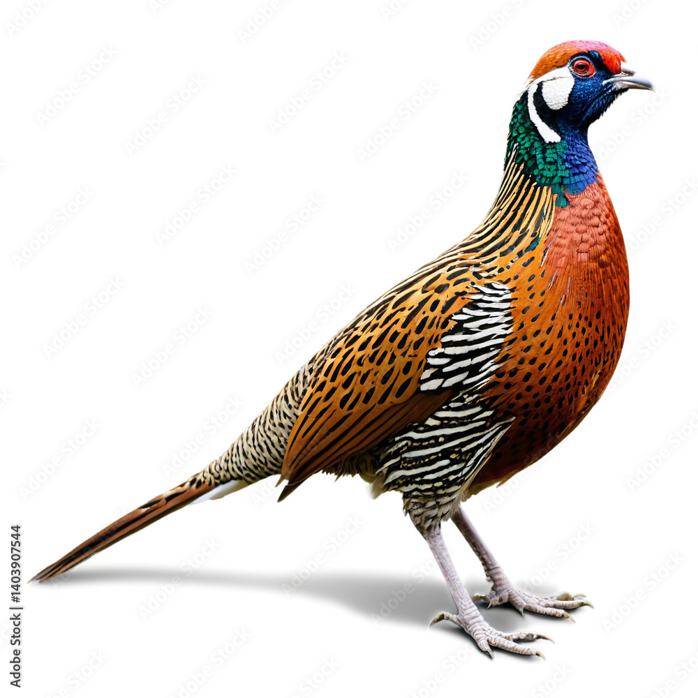 Fototapeta premium pheasant bird isolated on transparent background