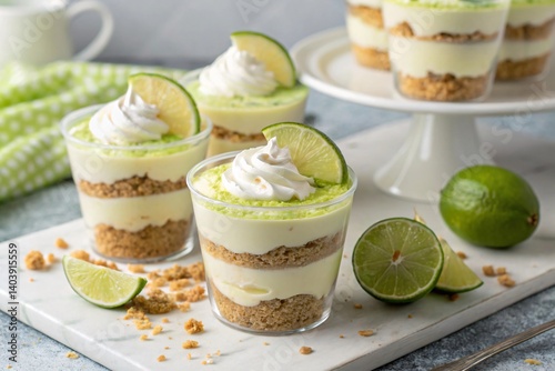 Key Lime Parfait – Elegant Citrus Dessert with Pastel Charm