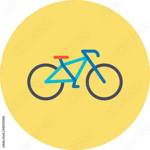 Cycle icon single vector illustration
