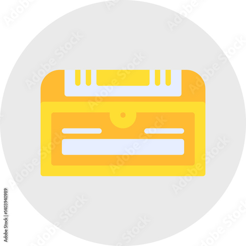 Treasure Chest II icon single vector illustration