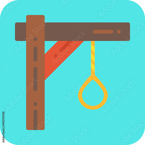 Noose icon single vector illustration